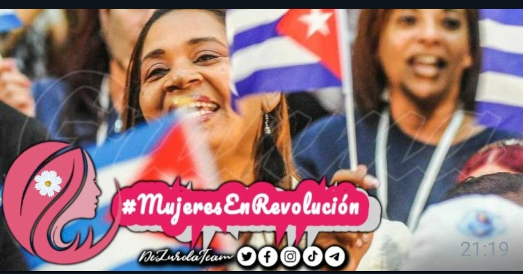 <a href="/Antonio_8201/">Antonio</a> <a href="/TeresaBoue/">@SecGFMC</a> <a href="/Mujeres_Revoluc/">Mujeres en Revolución 🇨🇺❤💃🏼</a> <a href="/FMC_Cuba/">FMC de Cuba</a> La mujer cubana está presente en la obra de la Revolución, tanto en la producción como en la defensa y en cada desafío que enfrenta la Patria.
#IslaRebelde 
#MujeresEnRevolución 
<a href="/TeresaBoue/">@SecGFMC</a> 
<a href="/FMC_Cuba/">FMC de Cuba</a>