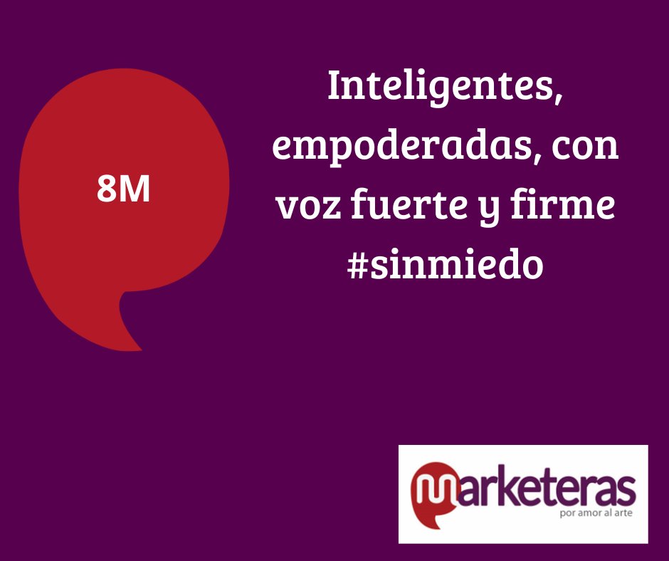 marketeras's tweet image. #DíaInternacionaldelaMujer