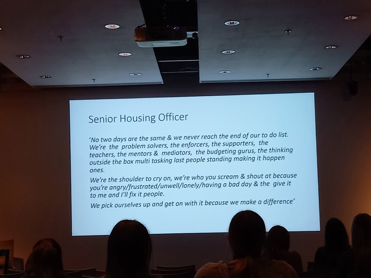 Very inspirational from my fellow UofG Housing studies student Craig McGarry, sums up how I feel about my role as a housing officer #HousingFestival <a href="/UofGHsgStudies/">UofG Housing Studies</a>