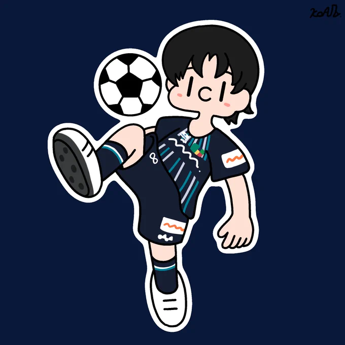 なんとなく紺野和也選手#紺野和也 #アビスパ福岡 #fanart 