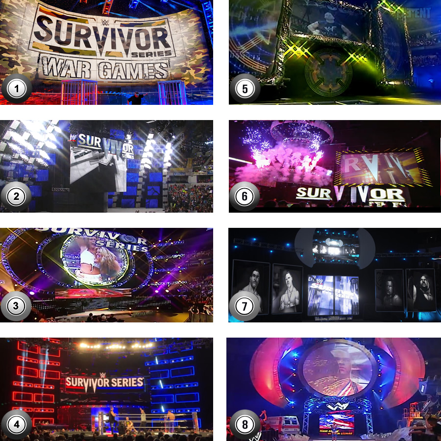 ElementGamesTV's tweet image. Which Survivor Series stage was the best looking? — only pick ONE
