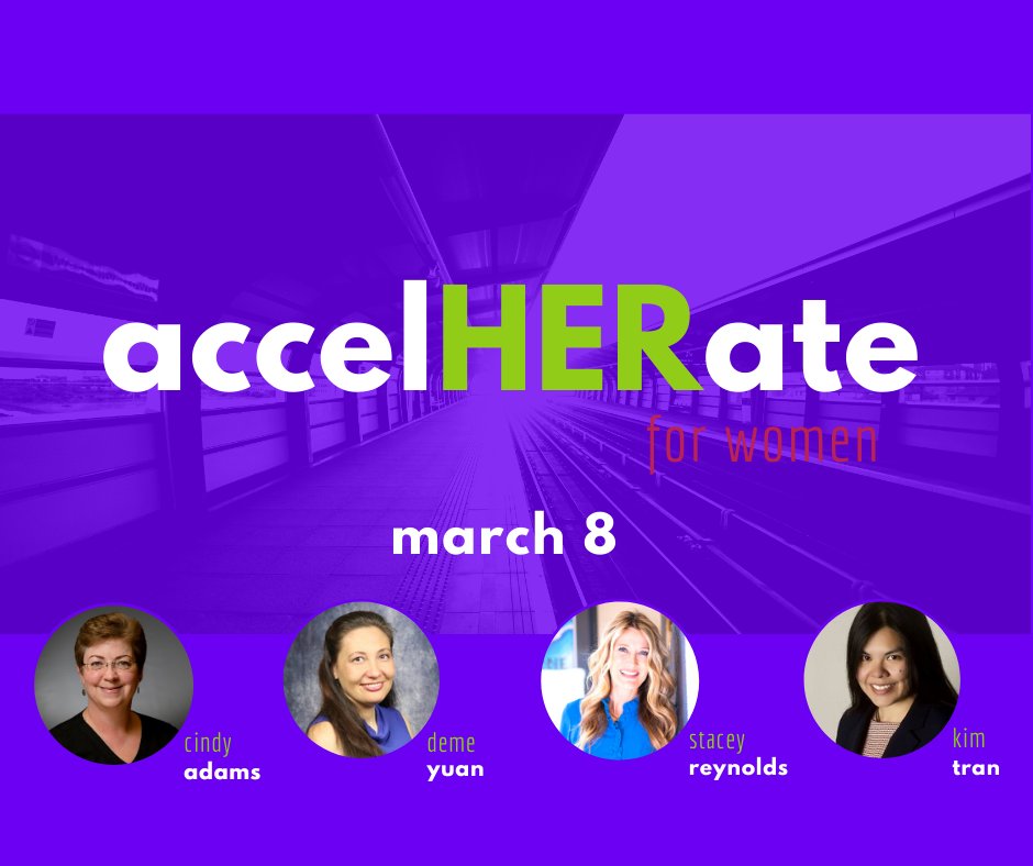It's International Women's Day! Join us at noon for accelHERate, a fully virtual event featuring Arkansas women excelling in innovation and business. 

Register here:
➡️asbtdc.ecenterdirect.com/events/70371640