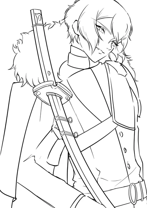 またアニジャ描いてる 