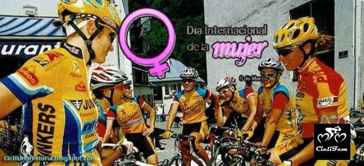 Queremos felicitar y homenajear a todas las mujeres. 
Y queremos hacer una mención especial a todas las mujeres ciclistas que ha habido, hay y habrán por su dificultad en sobresalir en un deporte que siempre han encontrado trabas y que debemos eliminar.
#DiaInternacionalDeLaMujer