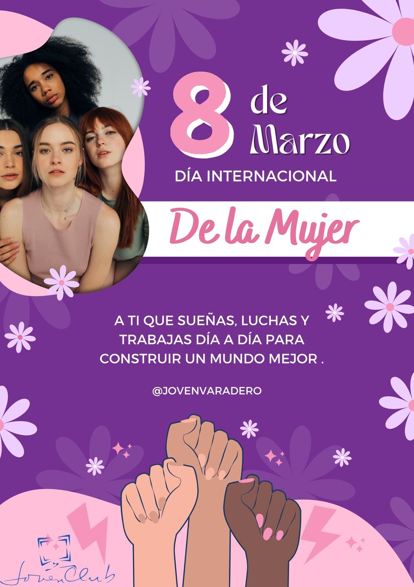 #FelicidadesMujer,a ti que no dejas que la adversidad te haga caer y ante lo imposible haces lo posible,porque eres madre y muchas veces padre,porque eres abuela, tía, hermana e hija. A ti que haces con tus manos cosas maravillosas y con tu corazón cosas increíbles.