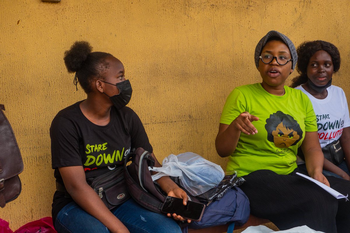 SustyVibes's tweet image. Our sustainability initiatives have also been led by a number of remarkable women. Two of our own, @Soniaryde  and @chikodiuzoamaka, spearheaded our #Communitrees project, in which we planted 5000 indigenous trees in communities and schools in both Lagos and Abuja.