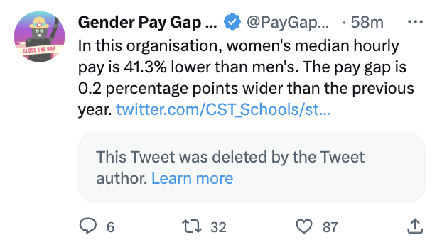 happy gender pay gap bot day to all who celebrate
<a href="/PayGapApp/">Gender Pay Gap Bot</a> #IWD2023