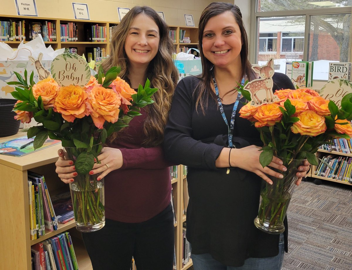AH_Madison's tweet photo. Celebrating Ms. Susag &amp; Ms. Johnson's upcoming babies! Our Sunshine Committee always does a great job!#madisonblaine #AHschools https://t.co/AmfqMQXhNx