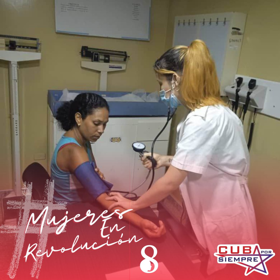 Cuando en un pueblo pelean los hombres y pueden pelear las mujeres, estos pueblos son invencibles, y la mujer de este pueblo es invencible.

¡Feliz día internacional de la mujer!
  
#MujeresEnRevolución🇨🇺#CubaPorLaVida 💖 #MejorEsPosible 💖

<a href="/cubacooperaven/">Brigada Médica Cubana en Venezuela</a> <a href="/FMC_Cuba/">FMC de Cuba</a> <a href="/TeresaBoue/">@SecGFMC</a>