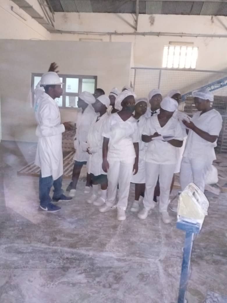 BushokiTVET's tweet photo. To day trainees of BUSHOKI TSS(Level 5 Food processing)  have visited KINAZI Cassava plants, where they have seen how to process roots and tubers into flour, and how some machines used in food processing.This study field visit is organized by  @AFD_en through @AFTERPROJECT3. https://t.co/fqGW9Qe4nG