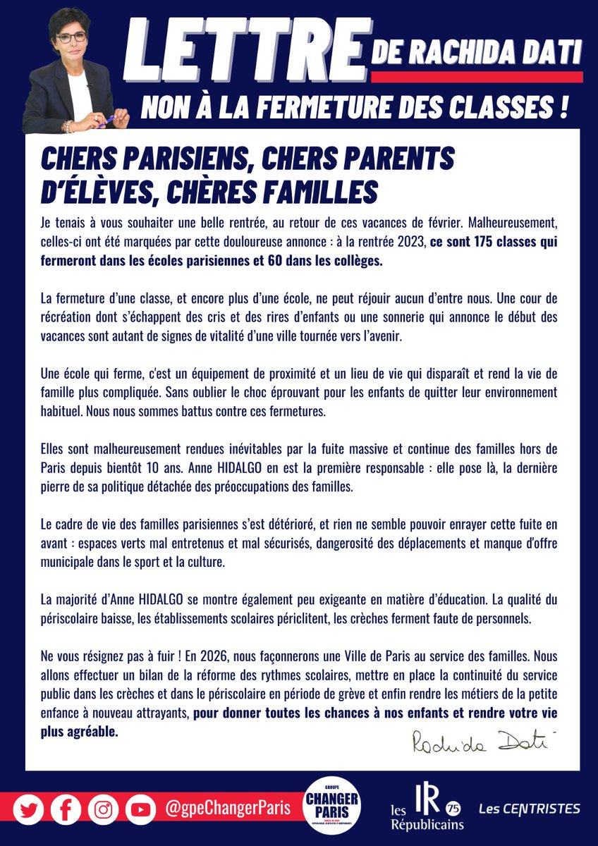 Rachida Dati ن tweet media