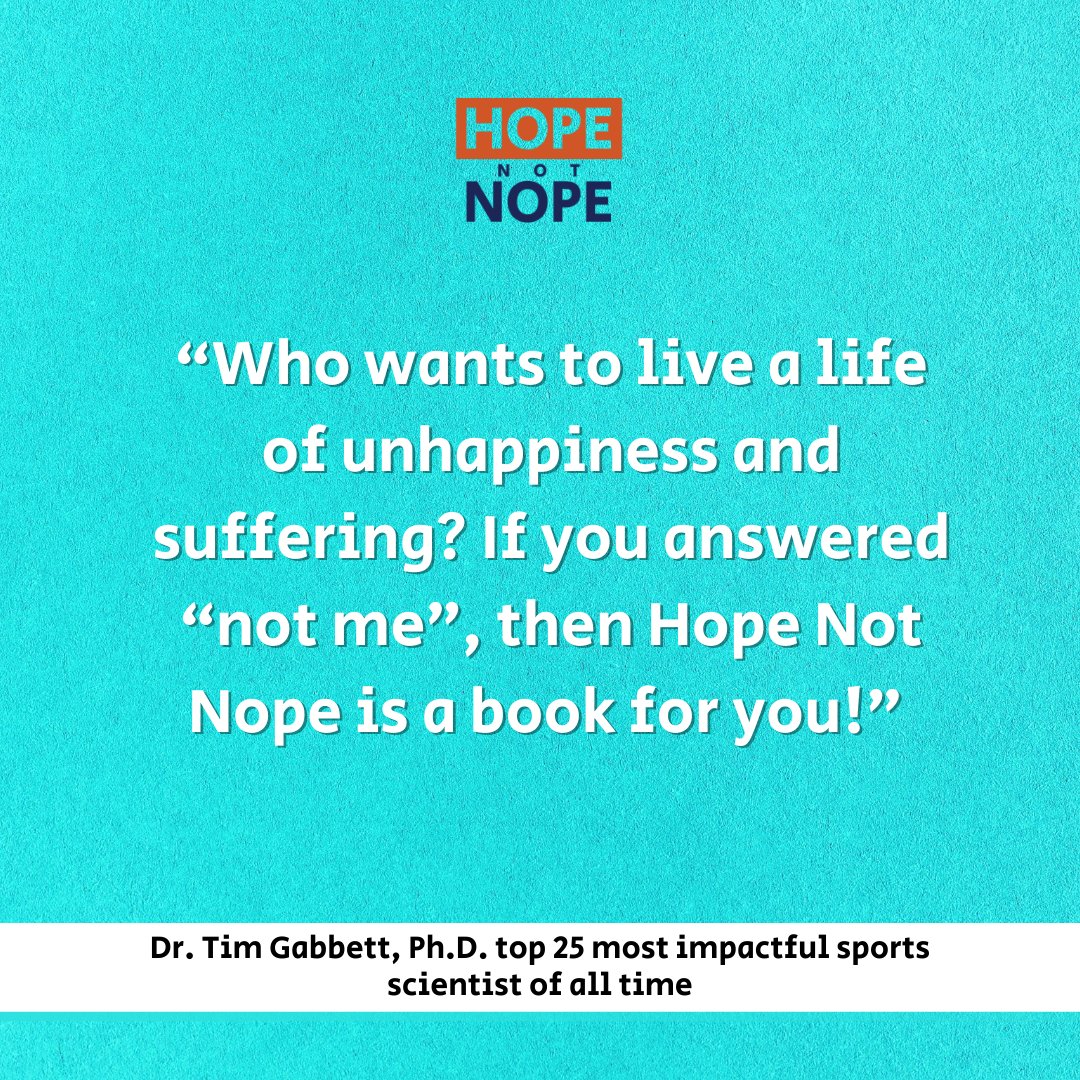 Discover how to break free from unhappiness and suffering with the inspiring and insightful read, Hope Not Nope - the ultimate guide to finding positivity and joy.
.
#hopenotnope #healthcare #transformationalhealthcare #healthcarecollapse #athleteidentity #wholeheartedliving