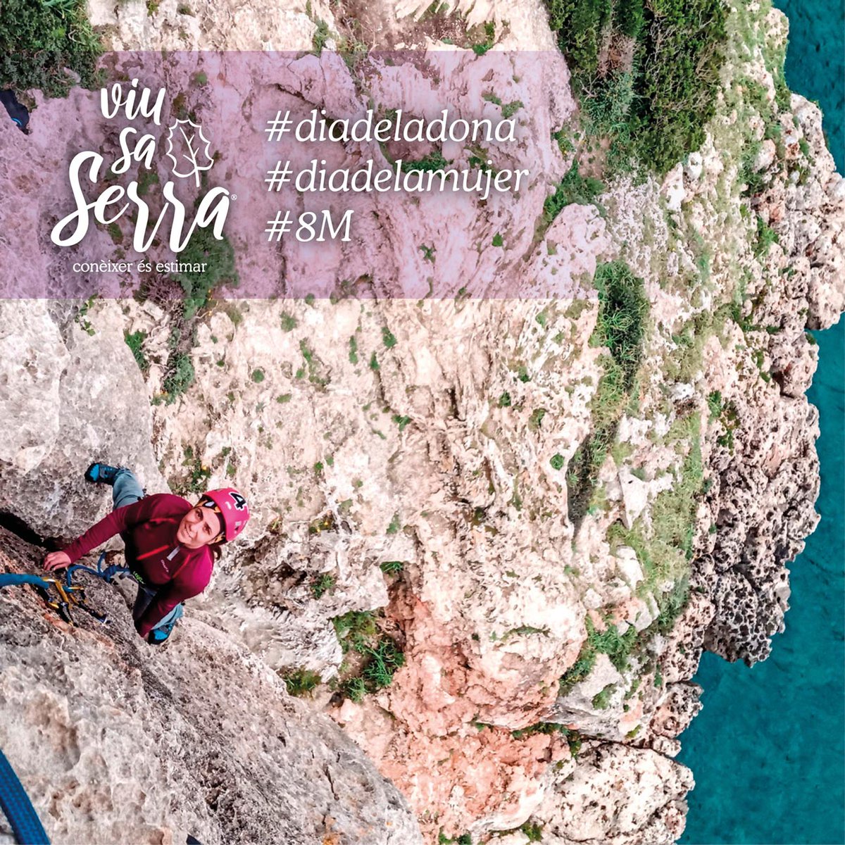 viusaserra's tweet photo. "La #muntanya, un #esport igualitari / La #montaña, un #deporte igualitario" —Xisco Fanals, president #fbme ⛰️ 
#diadeladona #diadelamujer #8M #8Marzo #8marzo2023 💜
🌐 https://t.co/vGg2rDqtm8
#viusaserra 🌿 #agenda #serradetramuntana #Mallorca https://t.co/pgt6rvc4M5