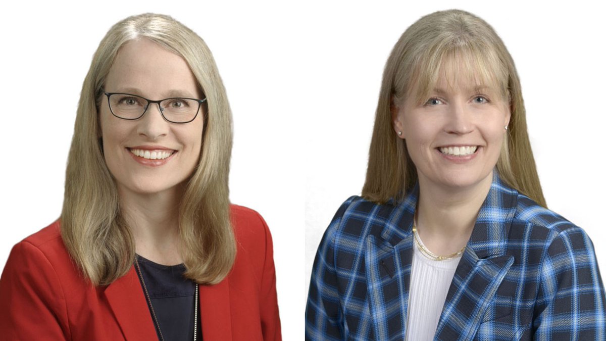 OsgoodeNews's tweet photo. Celebrating two of our newest legal thought leaders on #InternationalWomensDay, Professors Suzanne Chiodo @ChiodoAccord and Patricia McMahon @TrishIMcMahon . 
#IWD2023 https://t.co/3BT9wNLsDN