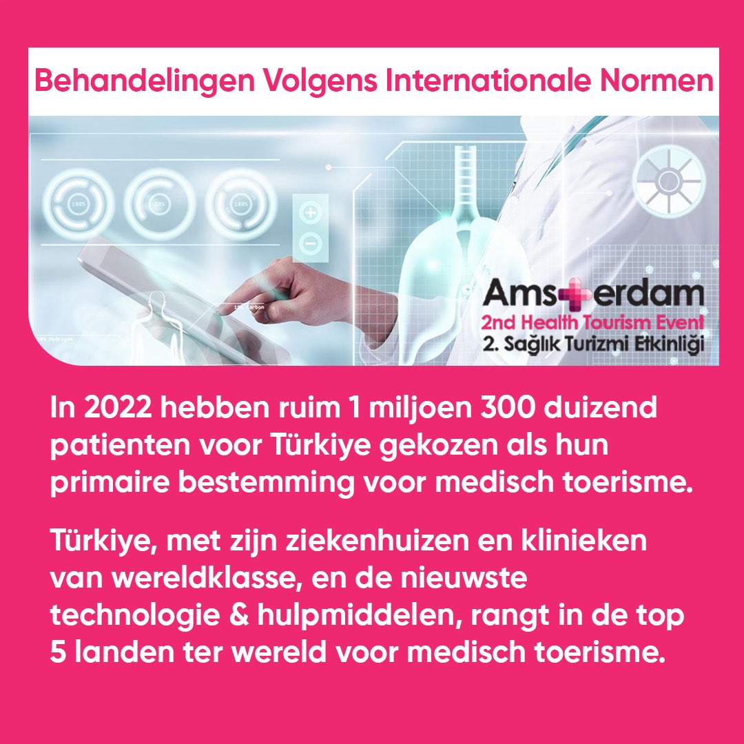 In 2022, near 1 million 300 thousand people chose Türkiye as their primary health tourism destination.

Türkiye; with its’ world class hospitals &amp; clinics, and using the latest technology &amp; tools, is ranked within the top 5 countries for medical tourism.