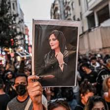 On 9/16/22, 22 yr old Kurdish Iranian woman Jina Mahsa Amini died after being brutally beaten by the Islamic Regime’s Morality Police for improper hejab.
 
Her murder sparked the current         uprising in Iran, with many recognizing it as the world’s first WOMEN LED REVOLUTION.