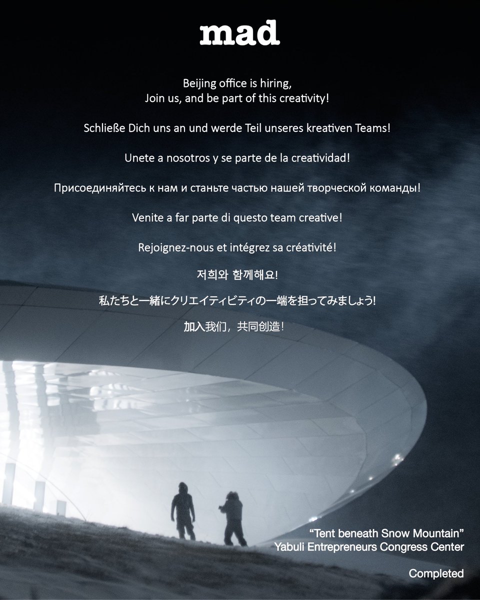 mad_mayansong's tweet photo. Join us and be part of these imaginative projects! Any other languages you want to put on? Please comment below.🌍
#projectongoing #bepartofus #creativeimagination #futurejourney #madhiring #designer #facadarchitect https://t.co/tgw1vUhru6