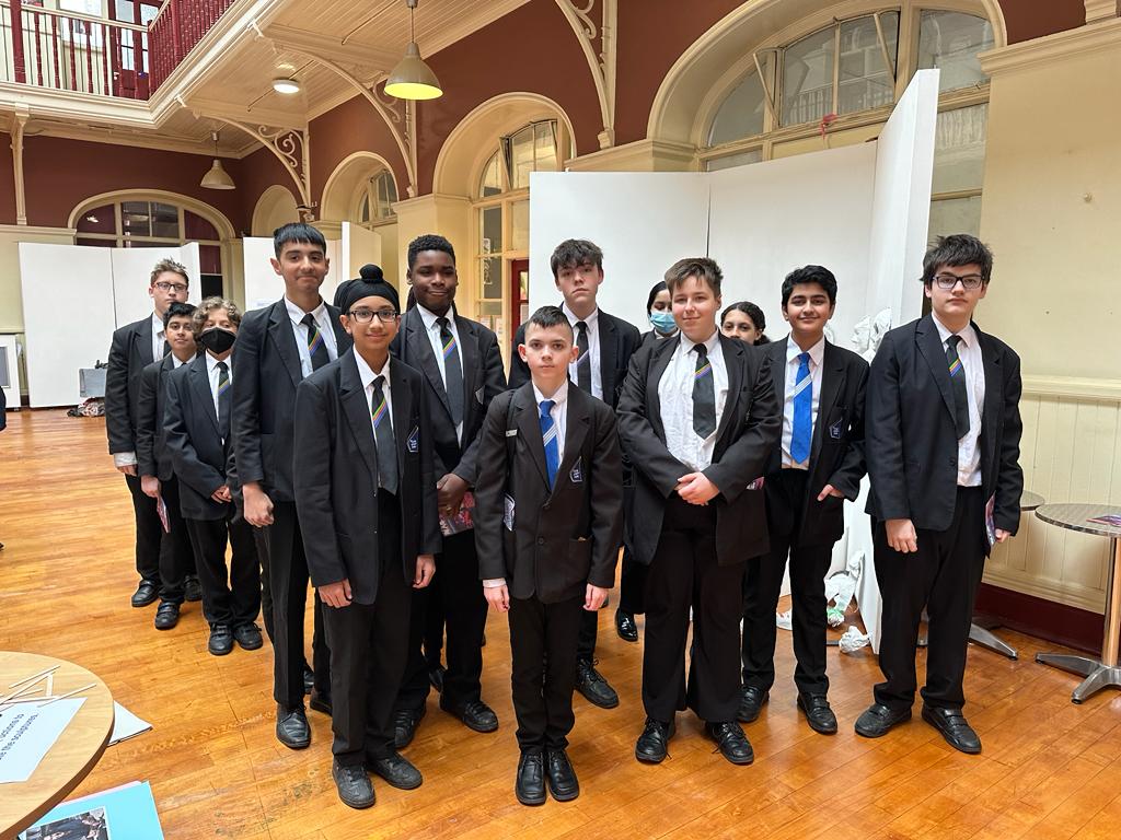 StJamesDudley's tweet photo. Super Proud of some of our year 9 Learners who have their work currently on public exhibition at Newhampton Art Gallery in conjunction with The Arts Council and Wolverhampton University. @Newhampton @BeckArtsConnect #TeamSJA #LearningThatInspires https://t.co/tvqNq6l1ZU