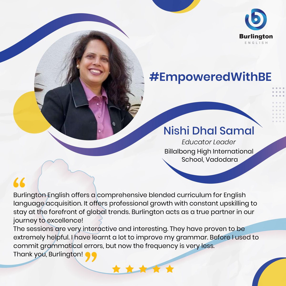 Burlington English tweet media