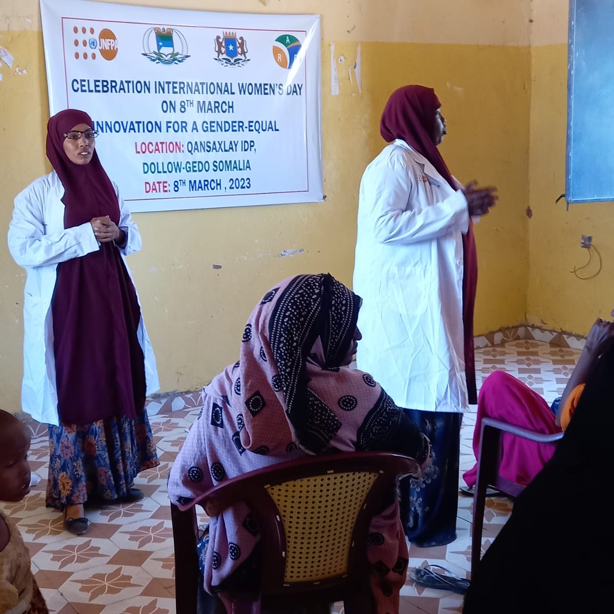 Ard_somalia's tweet photo. Any day of the year makes for a perfect opportunity to support and celebrate the women in your life. However, March 8th marks an important day #InternationalWomenDay2023   #ARD commemorated this days #InternationalWomenDay2023  by organizing awareness campaign #Qansaxlay IDP camp https://t.co/lal8V0XXMj