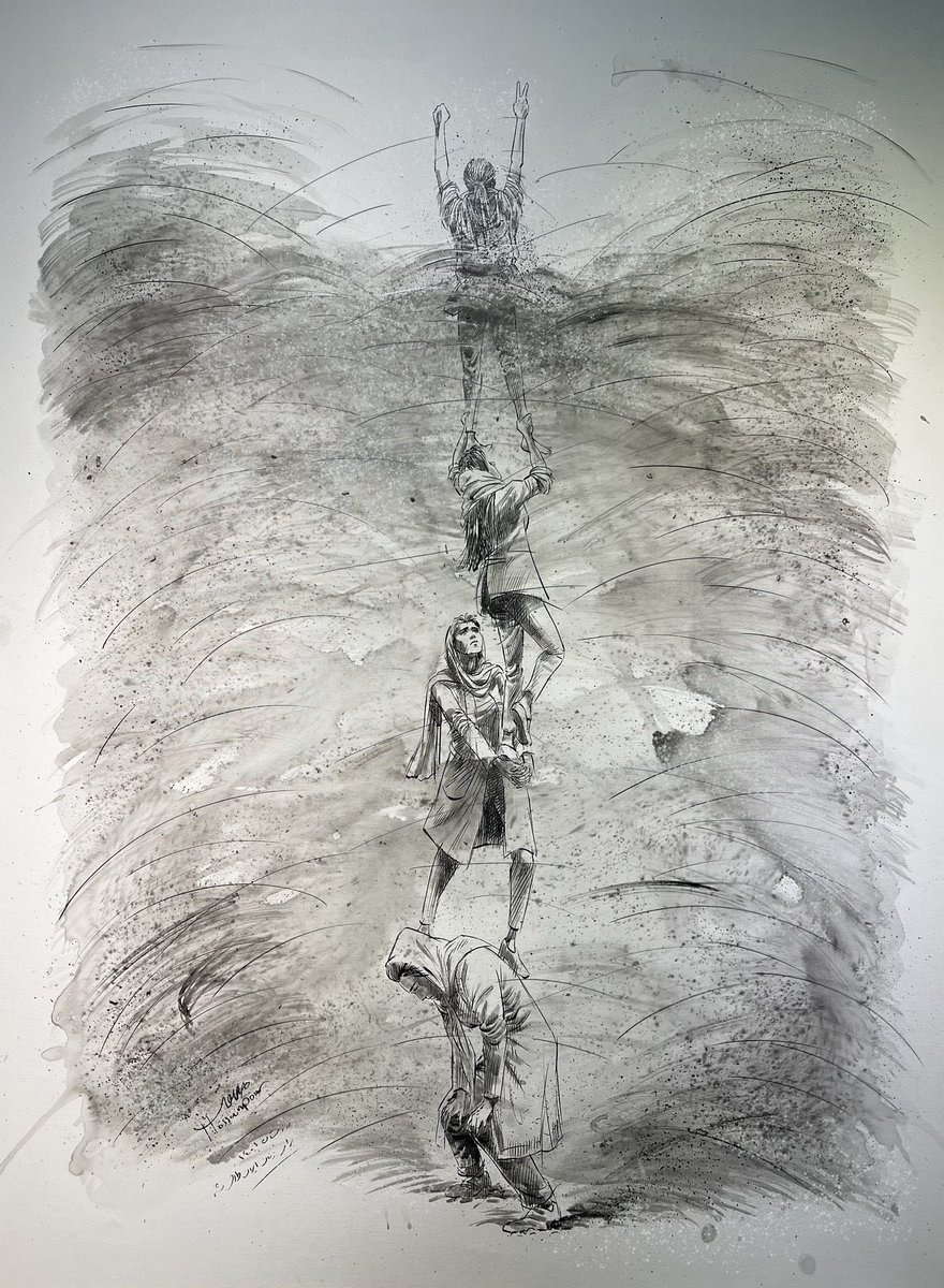 .
تقدیم به چهار نسل از زنان سرزمینم ...

روز زن مبارکتان باد
...
تکنیک:آب‌مرکب روی بوم
قطع: ۱۱۰ در ۱۵۰
نام اثر: زنان سرزمینم "ایران"
.
.
.
#روز_جهانی_زن 
#روز_جهانی_زن 
#زنان_ایران 
#کارتون_برای_صلح
#cartooningforwomen
#iranianwomen 
#caricaturforpeace
#cartooningforpeace