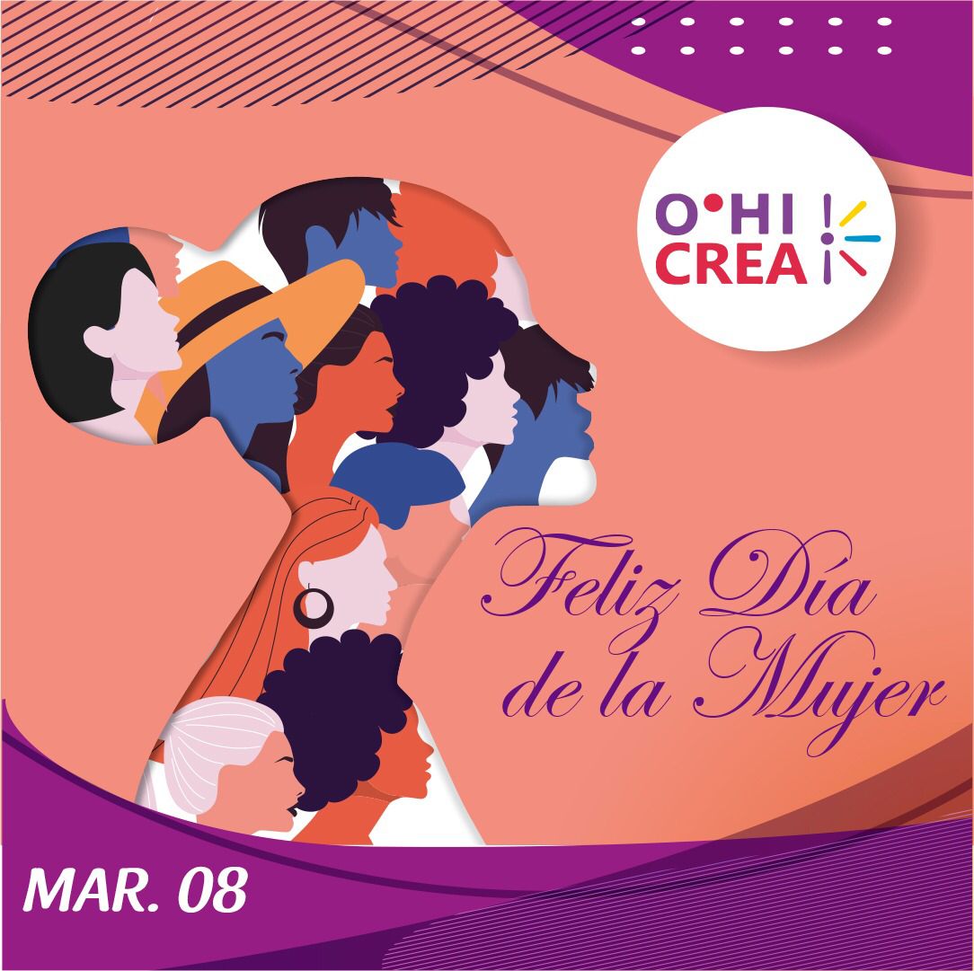 Hoy 8 de marzo, Día de la Mujer Trabajadora, fecha que nos invita de destacar avances en igualdad de género y crear conciencia de los problemas que vive la mujer hoy en día.
Desde O’Higgins Crea queremos reconocer el esfuerzo y la contribución de todas las mujeres.
 #igualdad
