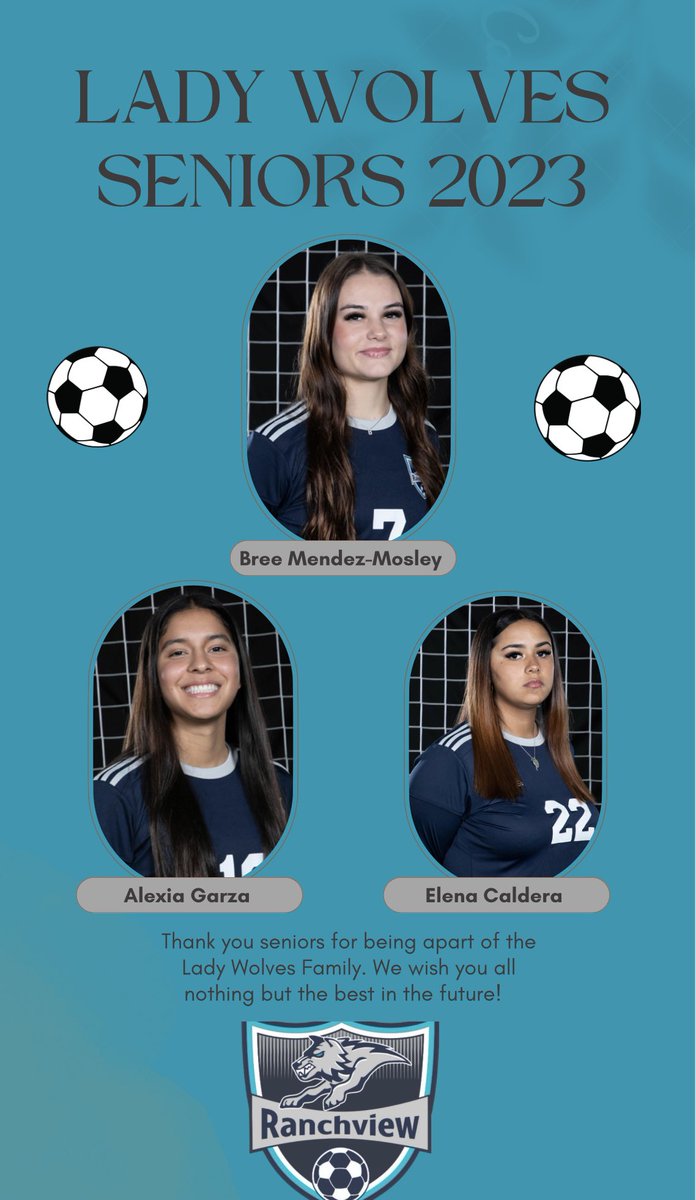 It’s that time!! Senior Night is finally here. Please come out to Standridge Stadium tonight to help celebrate our senior trio. We will start at 5:20 pm
<a href="/RanchviewWolves/">Ranchview High School</a> <a href="/RamirezCoach/">Michael Ramirez</a> @LethalSoccer <a href="/tascosoccer/">TASCO</a> 
#ourtime #seniornight 🐺💙⚽️🎉