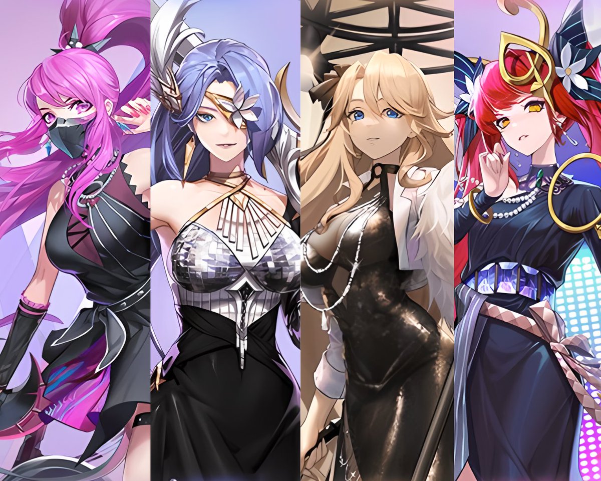 xcessmla's tweet photo. [Preview] Upcoming idol skin series. Any guess who they are? https://t.co/27Qc3SEP6H