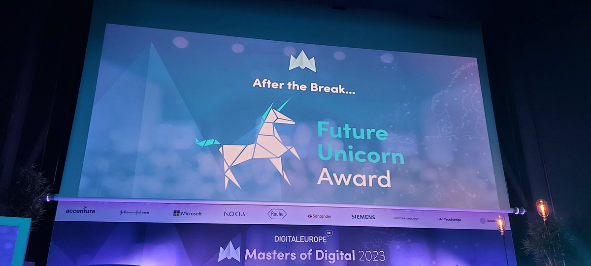 And the winner of the #FutureUnicornAward by #DIGITALEUROPE at #MoD2023 is...