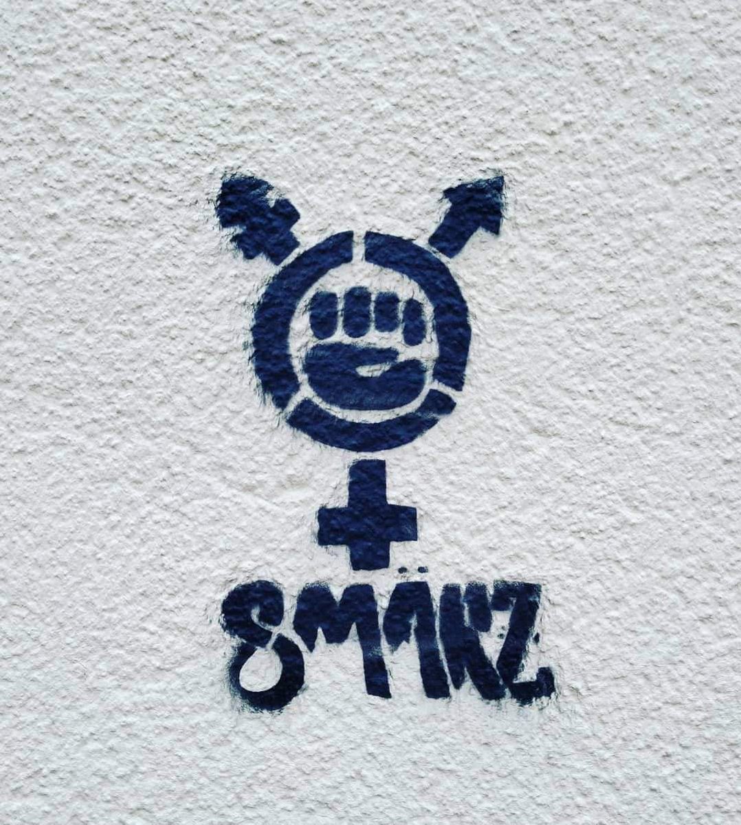 #March8 stencil spotted in Berlin

#8M #8März #8Marzo