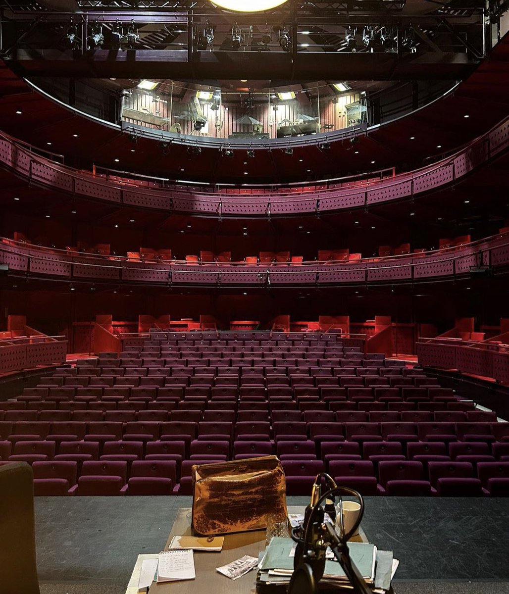 😍Not a bad view from the office <a href="/ExeterNorthcott/">Exeter Northcott</a> <a href="/WhenDarknessUK/">When Darkness Falls</a> is here in this fabulous theatre until Saturday night 😀#theatre #actor #Exeter