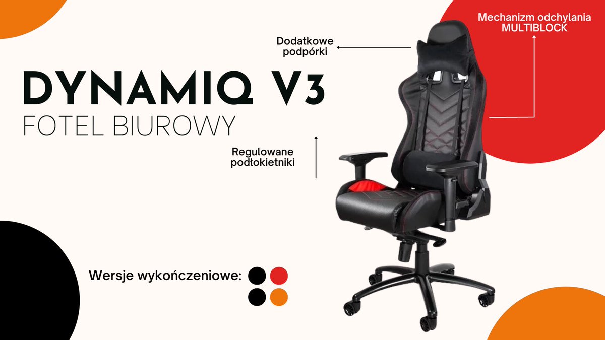 dotdesignpolska's tweet image. Szukasz fotelu biurowego, który odmieni Twoje wnętrze swoją nowoczesnością?😏
Fotel Dynamiq V3 to świetny wybór do biura, jak i pokoju!🤩
Eko-skóra z dodatkami tkaniny cieszy nie tylko wygodą, ale również stylem i jakością wykonania!😍
dotd.pl/produkt/dynami…
#fotel #nowoczesny