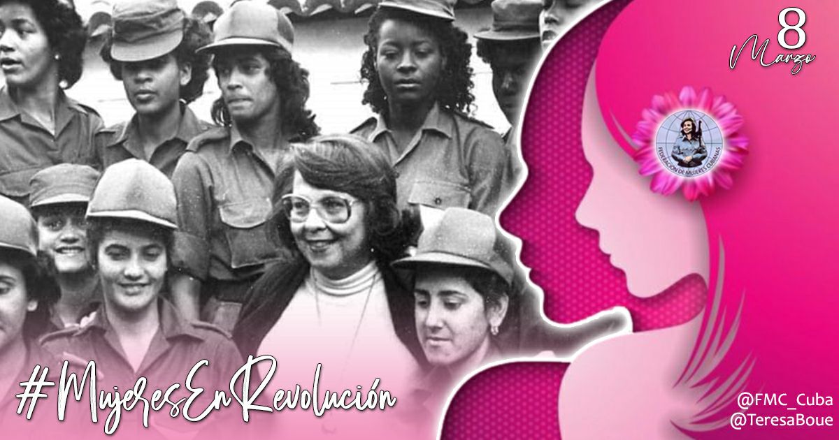 Fidel: Tenemos la más absoluta convicción de que las mujeres, de una manera sencilla y natural como quería Martí, estarán en el lugar que les corresponde en esta etapa heroica y gloriosa, la más heroica y la más gloriosa que hemos vivido en nuestra historia.
#MujeresEnRevolución