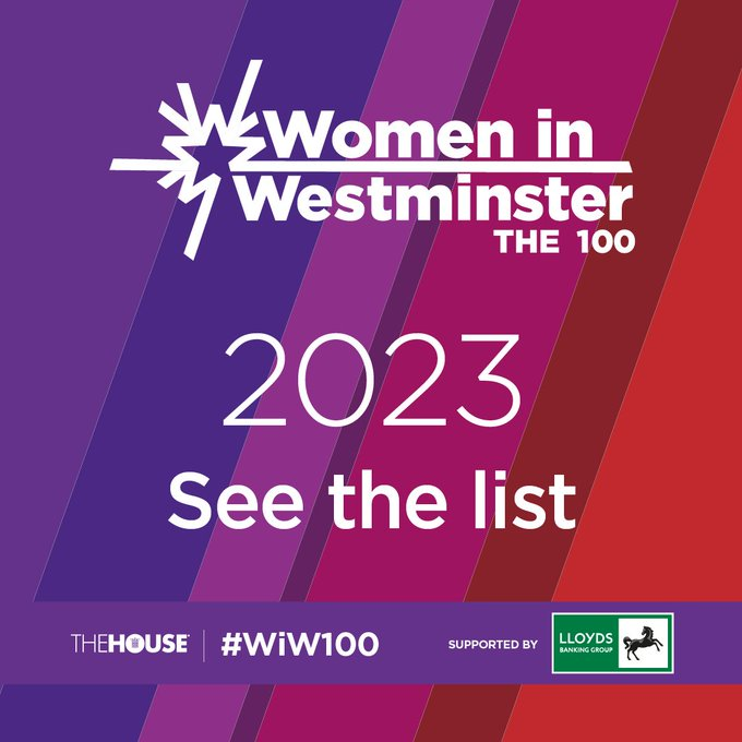 Brilliant to be a Patron of the #WiW100 again this year and recognise the incredible contribution of women in public affairs to the wonderful world of Westminster. 

really good to catch up with @rebeccalury @Ella_uh @K_Morgan_ @jofield1 in particular