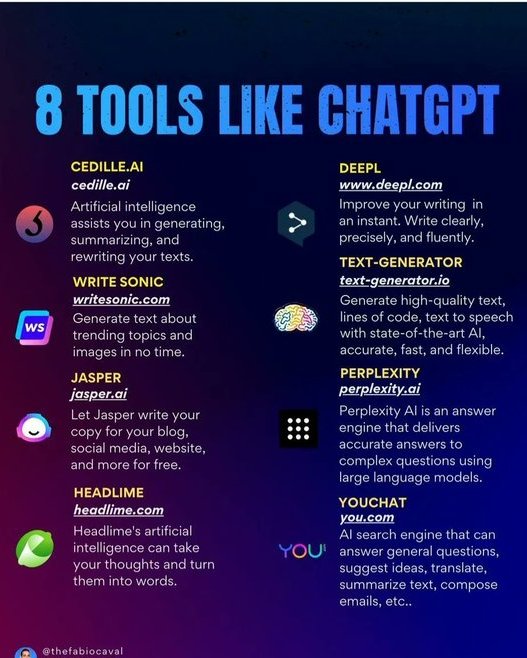 Tools like #ChatGPT #MachineLearning #DataScience #SQL #Cybersecurity #BigData #Analytics #AI #IIoT #Python #RStats #TensorFlow #JavaScript #ReactJS #CloudComputing #Serverless #DataScientist #Linux #Programming #Coding #100DaysofCode #NodeJS #blockchain …