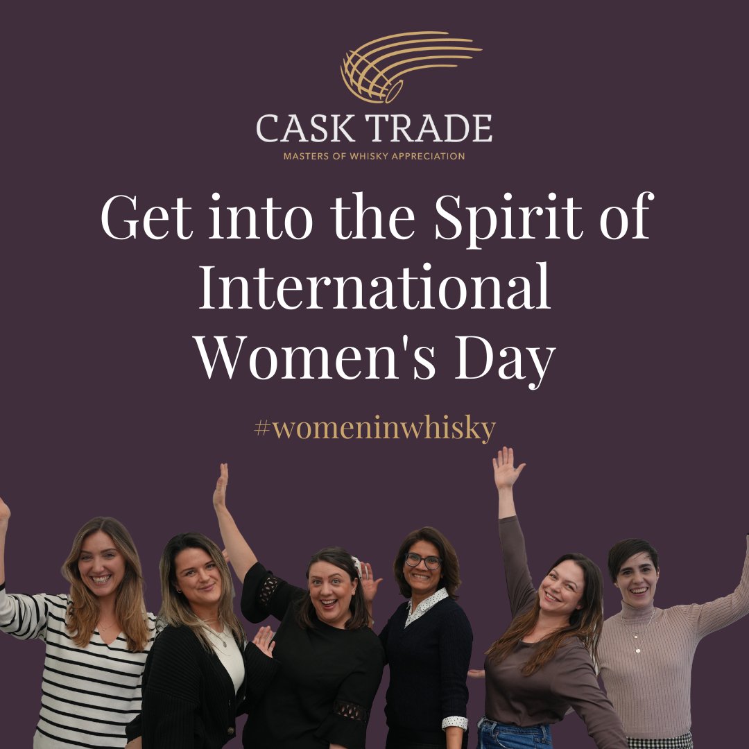 Get into the spirit of International Women's Day! Cask Trade have a fantastic team of women across all sections of our business and this week we're highlighting their different whisky stories! #womeninwhisky #internationalwomensday #whiskycasks #singlemalt #whisky #caskstrength
