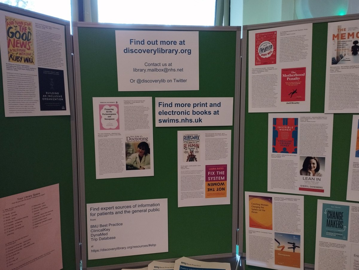 very pleased that <a href="/discoverylib/">Discovery Library for NHS in Plymouth +SWASFT</a> have been invited to take part in the #IWD23 event organised by the <a href="/UHP_NHS/">University Hospitals Plymouth NHS Trust</a> womens network #internationalwomensday23