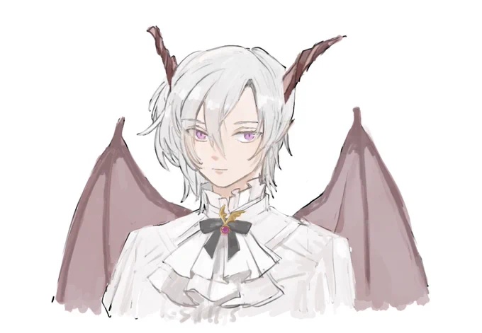 最近ツノも羽も尻尾もあるドラゴンの男っていないなぁ…の欲望の絵 