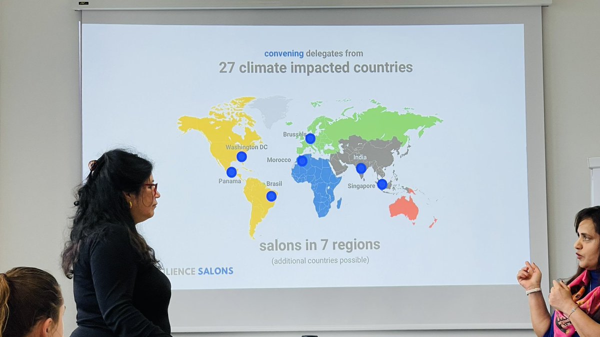 The climate resilience salon is expected to convey delegates from 27 climate impacted countries across the world 
Twitter: <a href="/trellyzdigital/">trellyz</a> <a href="/refugeeaidapp/">RefAid</a> <a href="/iwomenconnector/">New Women Connectors</a> <a href="/greenconflict/">greenconflict</a> <a href="/SeekFeminist/">SEEK Feminist Research to Response Network</a> 
#iwomenconnector
#iwomenconnector #ForUsFromUs)