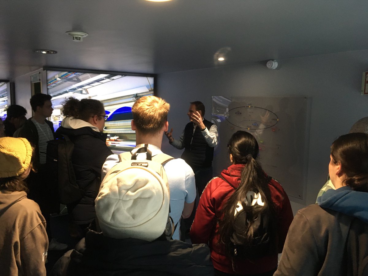 Fascinating tour of the @CERN Control Centre! #RHULCERNtrip @RHULScience