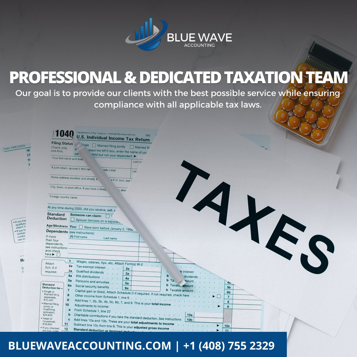 Our goal is to provide our clients with the best possible service while ensuring compliance with all applicable tax laws.