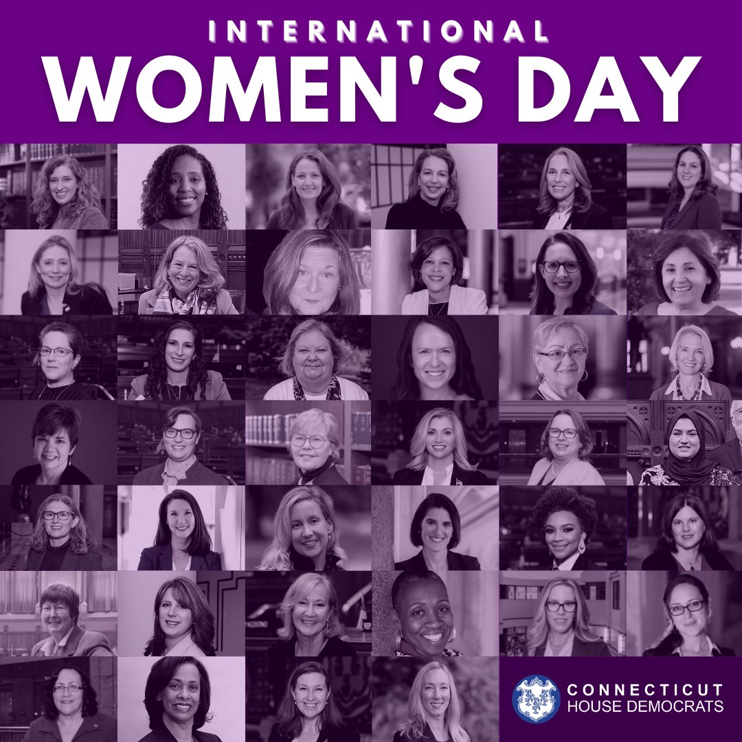 CT House Democrats (@cthousedems) on Twitter photo “As the prevailing voices in the public spotlight are predominantly men, stepping into the spotlight with the truth of who you are as a woman is political change.” - <a href="/tabbybiddle/">Tabby Biddle</a>
Happy #InternationalWomensDay! The women of our caucus inspire us every day. “As the prevailing voices in the public spotlight are predominantly men, stepping into the spotlight with the truth of who you are as a woman is political change.” - <a href="/tabbybiddle/">Tabby Biddle</a>
Happy #InternationalWomensDay! The women of our caucus inspire us every day.