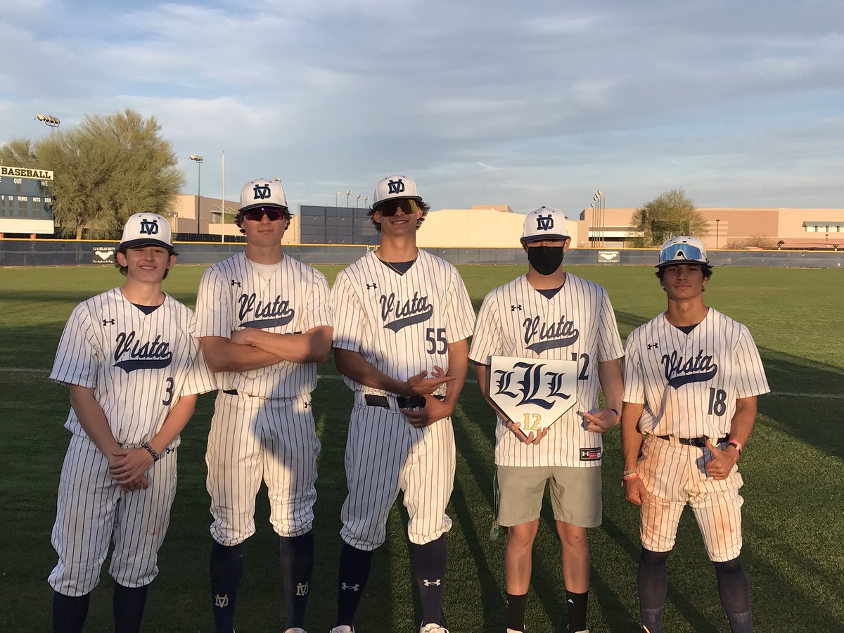 LLL players of the game. Pitching staff/Key. #vistaboys