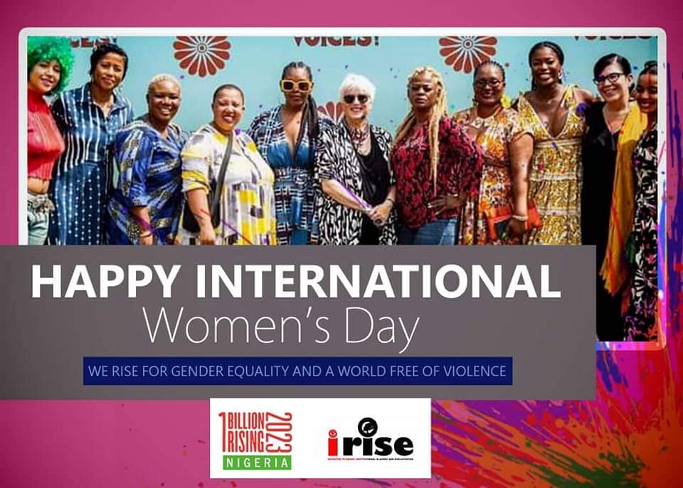 Happy International Women's Day.
Celebrating #1BillionRising @10, and @VDay @25
#RiseForFreedom #CreateTheNewCulture 
#IWD #IWD2023 #RiseForFreedom #RiseInSolidarity #UntilTheViolenceStops