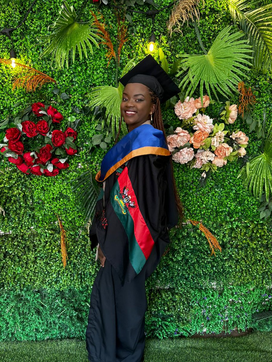 MCFMakerere's tweet photo. Ali Faiza,@FaizaPossible, graduated with a Bachelor of Arts degree in Development Economics during the #Mak73rdGrad. She hails from Zombo district in Northern Uganda. 
#HappyWomensDay2023 https://t.co/GgYR7lRqgL