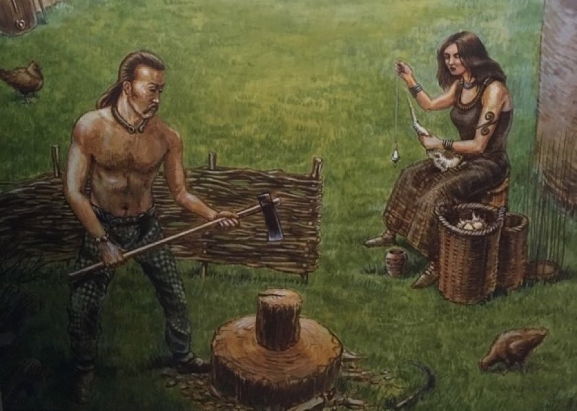 🧵 For #InternationalWomensDay a short thread about the persistent invisibility of women in #prehistory #museum displays. (1/7)
