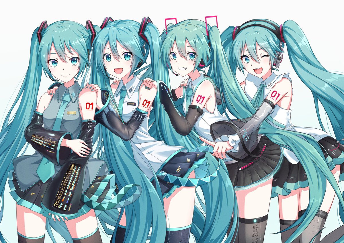 初音ミク 「01 #ミクの日   #ミクの日2023 」|ゐ透のイラスト