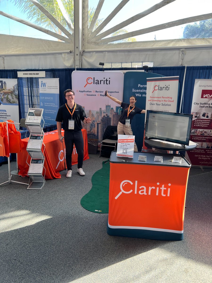 Attending the CALBO conference this week? Swing by booth #3 to play a round of mini putt and win some swag!⛳ Plus, learn about our cutting-edge software solution for Building Officials that streamlines workflows and makes every day easier. 
#CALBO #Buildingofficials