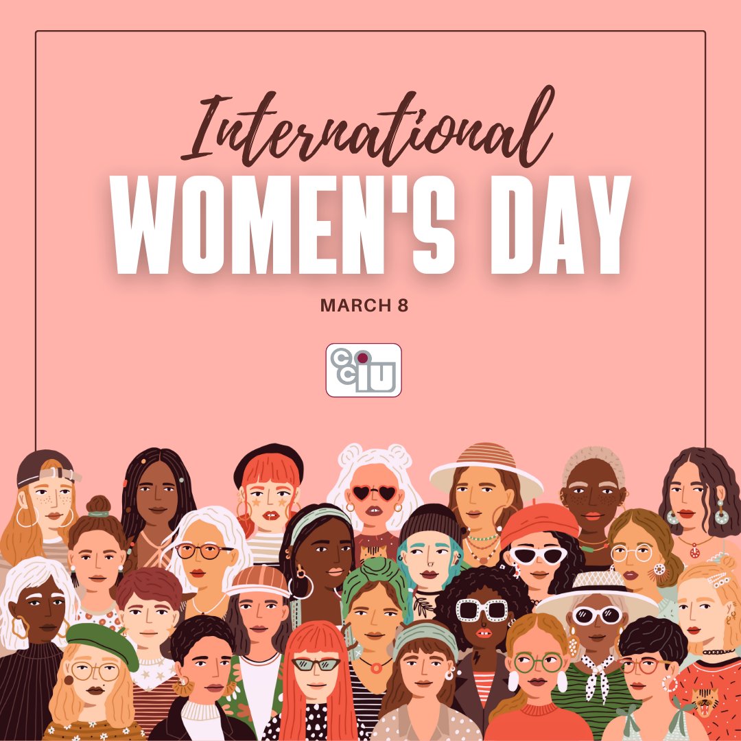 Happy International Women's Day! Today (and every day) we celebrate the social, economic, cultural and political achievements of women. Thank you to all of our #TeamCCIU female leaders for all that you do for our organization!💐