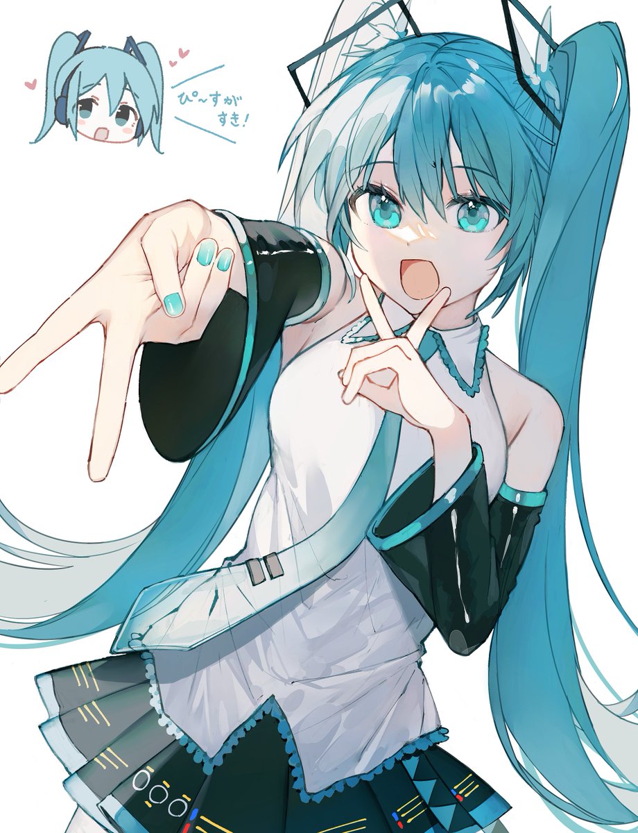 初音ミク「#ミクの日2023 #初音ミク 」|Deepのイラスト